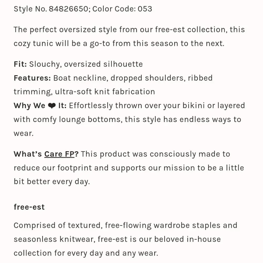 Free People free people